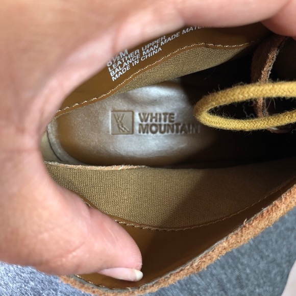 White Mountain Ankle Boots Tan Solid #8.5 - Picture 8 of 10